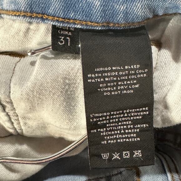 J Brand Mens SZ 31 Tyler Slim Fit Jeans Light Wash Stretch Pockets Zip-Fly Blue - Picture 10 of 10